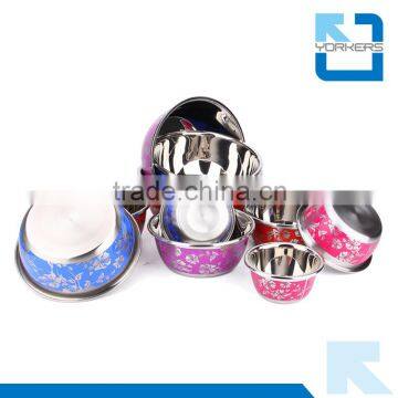 Color Engraved Stainless Steel Kitchen Utensils Bowls photo-4