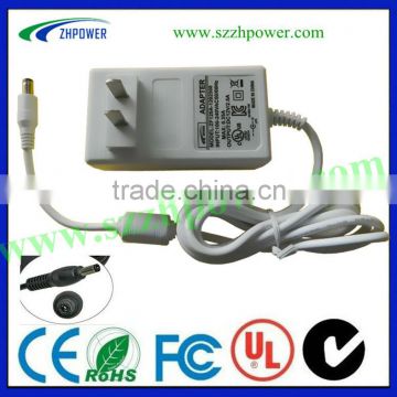 5v 1000ma charger solar EU.AU. white (colour) pass UL.KC.FCC.SAA.for LED monitor,POS,CCTV camera