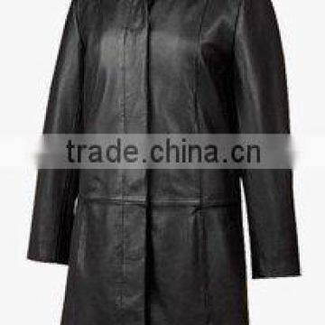 Leather Winter Coat