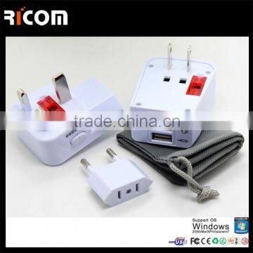 Universal AC Power Adapter,Global Universal Adapter,Global Through Conversion Socket-UC324-Shenzhen Ricom