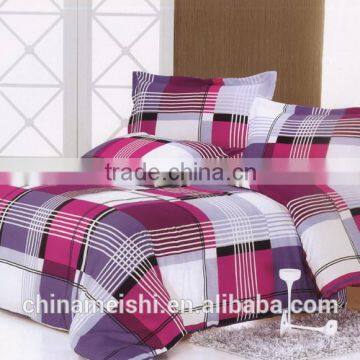 microfiber bed sheet polyester flat sheet pillowcase duvet cover set