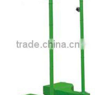 Portable badminton post for competition and training