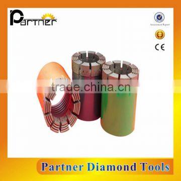 AQ BQ 10mm segment F12 hardness diamond core cutter drill bit