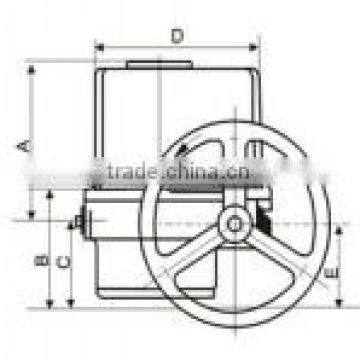 Electric Actuator for Butterfly Valve DN50~DN350 LQ series