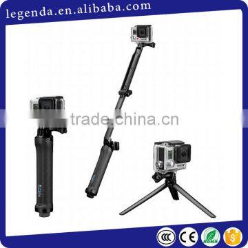 Shineda gopro accessories monopod 3-in 1mount for gopro