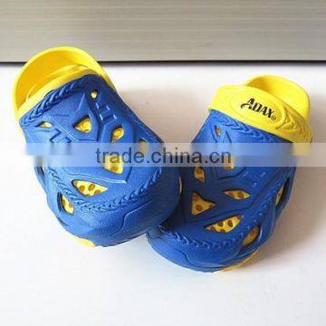 cheap wholesale double color children eva clog jinjiang