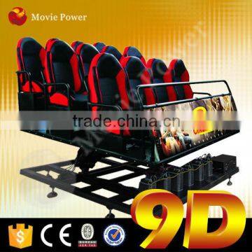 Amusement Park Vr Cinema 6 Seat Vr Cinema Simulator Virtual Reality Experience 9d Cinema