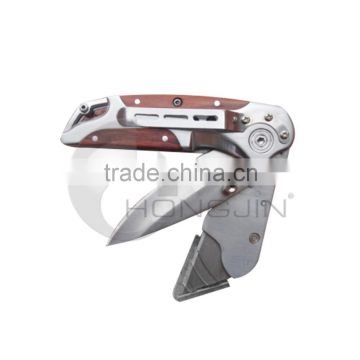 Hongjin Wooden Handle Utility Knife from China