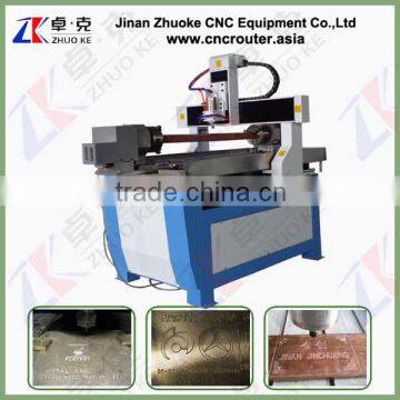 4 axis double chuck name plate engraver machine