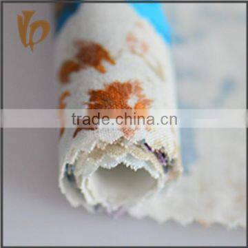 NEW PRODUCTS Viscose Linen Flower Rose Pattern Floral Dress Fabric