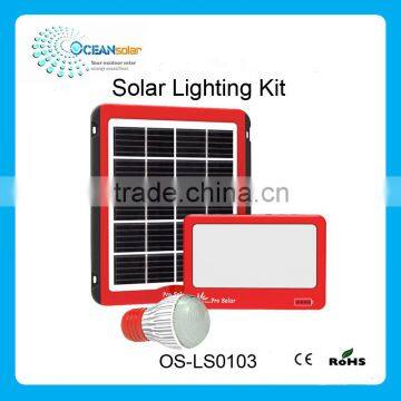 5W5V Portable Solar Lighting Kit With Warning Light Easy Using photo-6