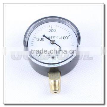 High Quality Black Steel Brass Internal Vacuum Gague photo-5