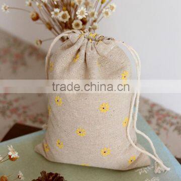 Cheap Linen Fabric Pouch,Linen Cosmetic Bags Wholesale photo-4