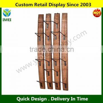 Wood Modern Rustic Wine Bottle Shelf YM5-1402