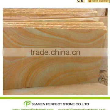 yellow wooden sandstone cladding tile