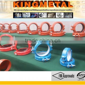 ISO/FM/UL Ductile Casting Iron Grooved Flexible Coupling