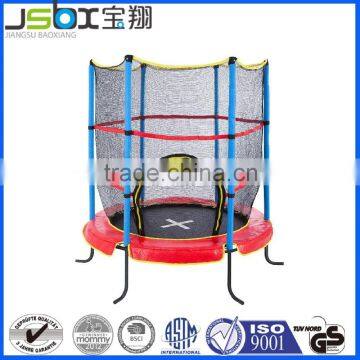 mini 55'' kids trampoline with safety net