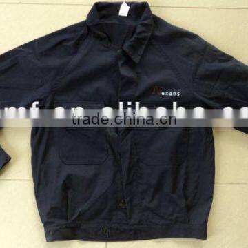 navy blue hot sale men's 100% cotton Jacket workwear