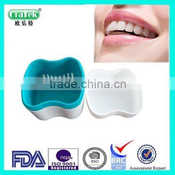 Wholesale Colorful Plastic Denture Box/ Dental Material Retainer Case with Low Price