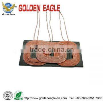 self-adhesion copper air coil for wireless charger