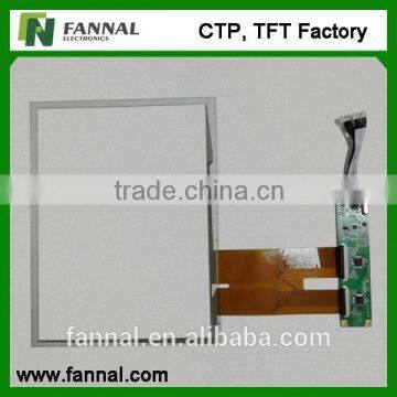 10.4 inch projected capacitive touch panel support golves,water,oil