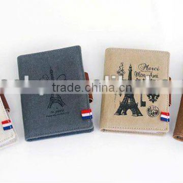 2012 top qualiy!! Customized Paris canvas credit card bag