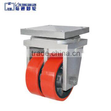 Factory supply Super load 10 tons caster wheel Double row PU caster wheel