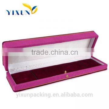 Fashion hot sale basic leather champagne glass gift box