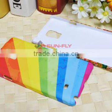 Polymer mobile phone case, plastic mobile case for Samsung Note 4, blank polymer phoen case, 3d polymer mobile cover