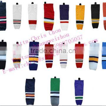 Hot sale digital custom ice hockey socks make your own logo with coolmax