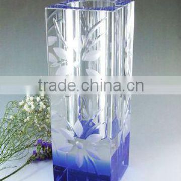 luxurious beautiful crystal vase home decoration