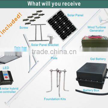 High Power Super Bright 130-150LM/W Solar Power Led Street Light photo-3