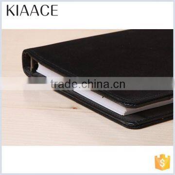 Hardcover leather paper top quality notebook custom