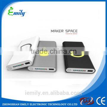 8000ham Polymer Li-ion Battery Qi Wireless Charging Power Bank for Mobile Phone photo-2