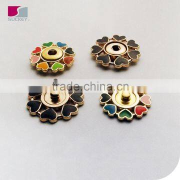 Special custom colorful star shaped buttons