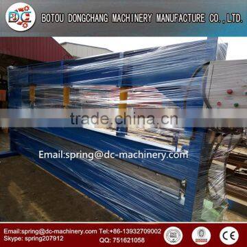 High speed hydraulic sheet metal cutting and floding machine