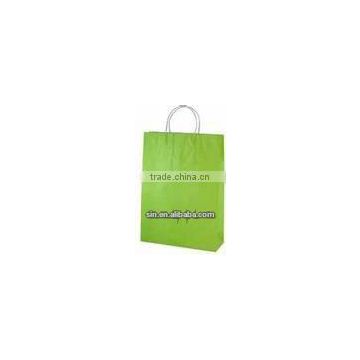 Colorful die cut handle bag/ gift packaging bags