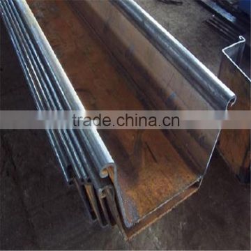 400*100 sy295 water-resisting u type hot rolled used Steel Sheet Pile for sale