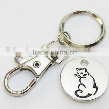 Supermarket Trolley Coin Token Key Ring,suppermarket Coin,token Coin