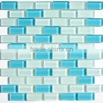 Brick crystal glass mosaic tile of bathroom(PMGA075)