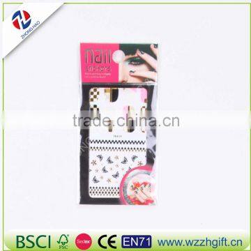 New arrived wholesale elegant fancy customized craft ecofriendly quality temporary Template Nail Stickers