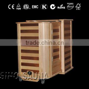 2014 HY-003 half sauna, half body folding infrared saunas