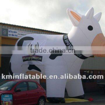 Giant inflatable milk cow