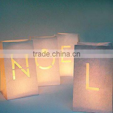 Best Seller NOEL Original Paper Bag Alphebet Lanterns