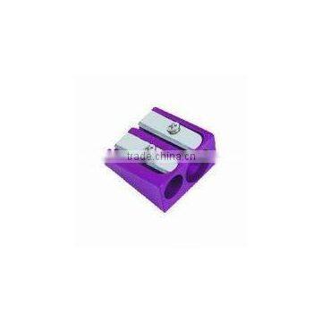 Double hole aluminium cannot pencil sharpener