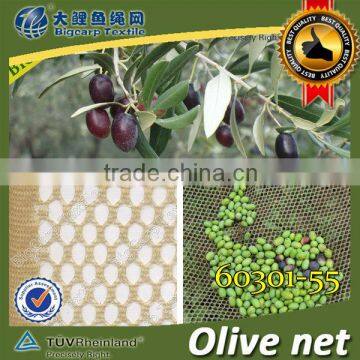 Agriculture HDPE Hexagon 55GSM Olive Net - Yellow / 60301-55