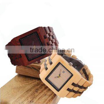 2016 Fashion Bamboo Wood Watch Sandalwood Man Wrist Watch photo-5