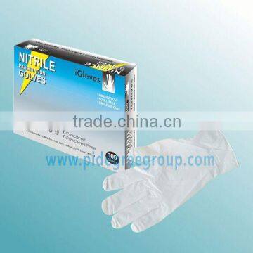 Disposable Powder Free/Powder Nitrile Safety Gloves