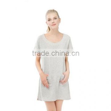 Wholesale Women Sexy Nighty Dresses Softextile Cotton Pajamas Sexy Night Dress