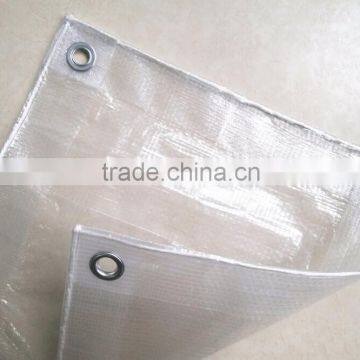 transparent HDPE woven fabric both side coated LDPE tarpaulin plastic sheet for orchard and agricultural rain cover